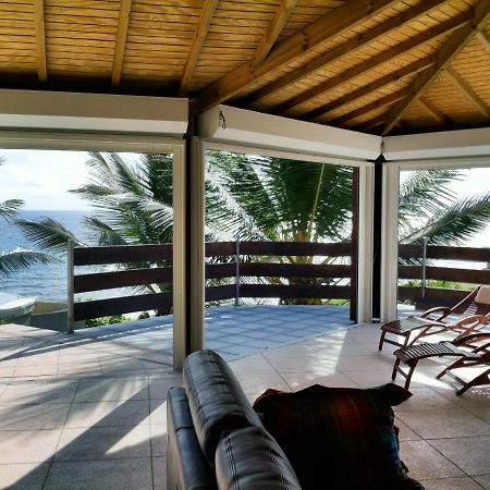 Wild Paradise: Villa vue mer piscine à débordement Le Moule Esterno foto