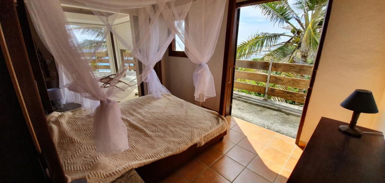 Wild Paradise: Villa vue mer piscine à débordement Le Moule Esterno foto